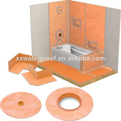 250g waterproofing sheet for tiled shower, steam shower and bathtub surrounds