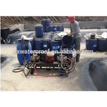 Spray rubber roof coating machine two components