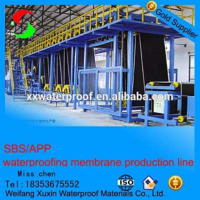 the most professional sbs app bitumen waterproofing membrane machinery production line