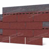 Asian Red Prefab Villa Roof Tiles China supplier, Asphlt Roof Shingles